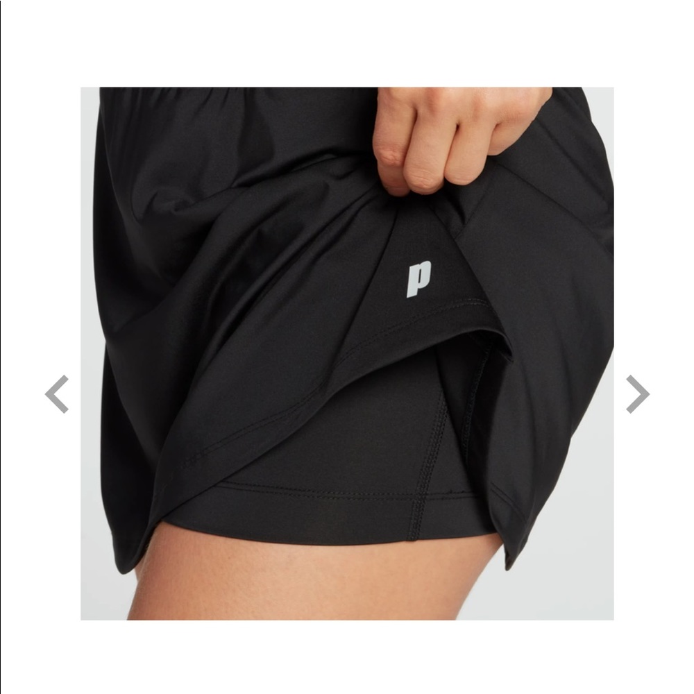 Prince Match Knit Tennis Skort Small NWT Black